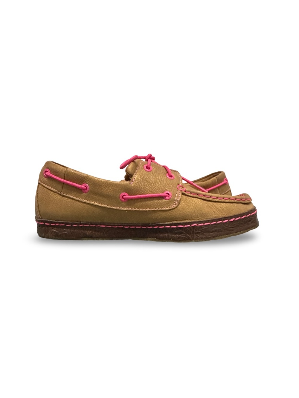 Twisted X Breast Cancer Awareness Leather Loafers Women’s 8.5 Tan - Picture 6 of 16
